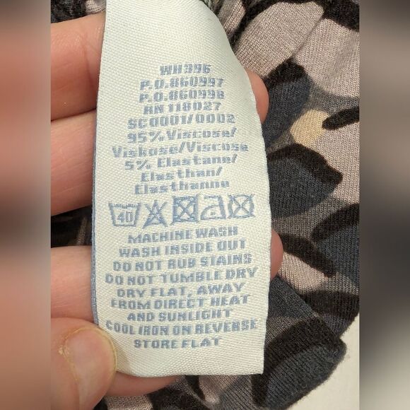 Boden Jersey Twist knot gray long sleeve midi stretch Dress Womens size 10R - Picture 4 of 8